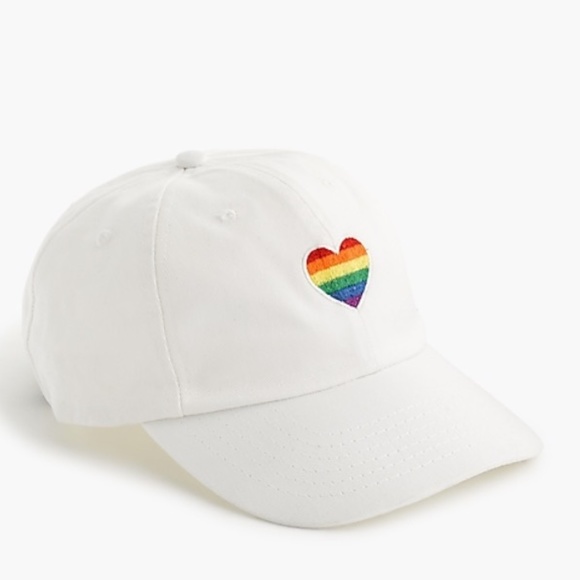 Embroidered Pride Heart Cap / Hat ๐งก ๐ ๐ ๐ ๐ค ๐ โฅ๏ธ